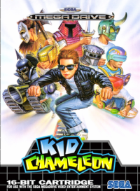 Chameleon Kid JP Sega Mega Drive  box art